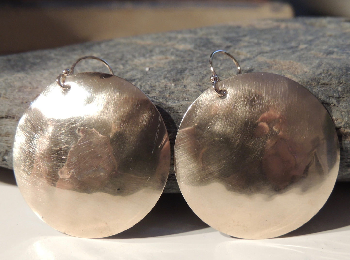 Gold Disk Earrings
