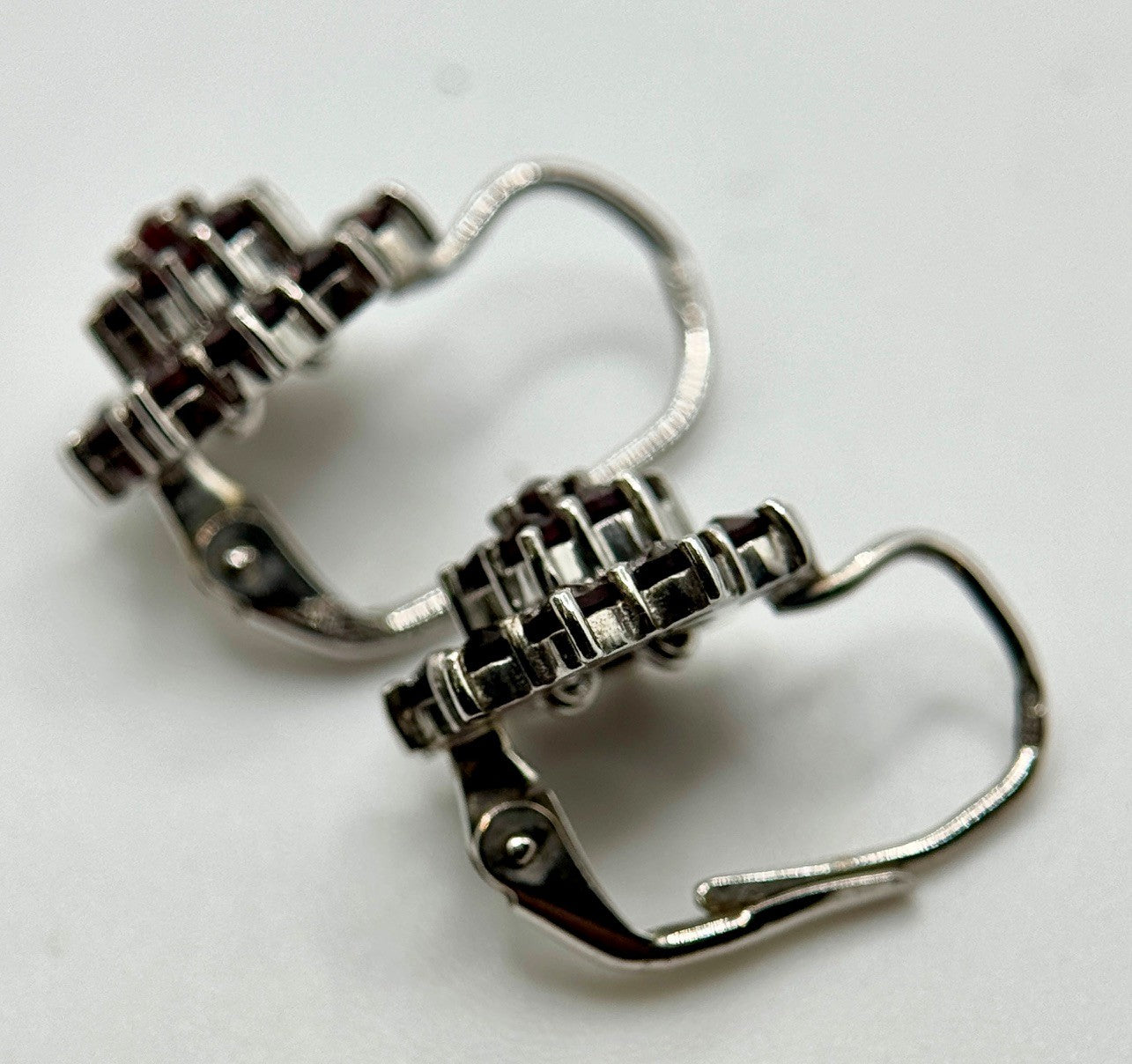 Bohemian Garnet Cluster Earrings – Prague