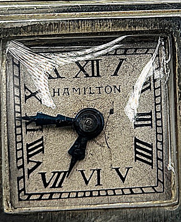 Vintage 1930s Hamilton 14K Gold Art Deco Ladies Watch – Manual Wind, Original Dial